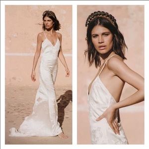Odette Spell bride Silk Slip wedding dress